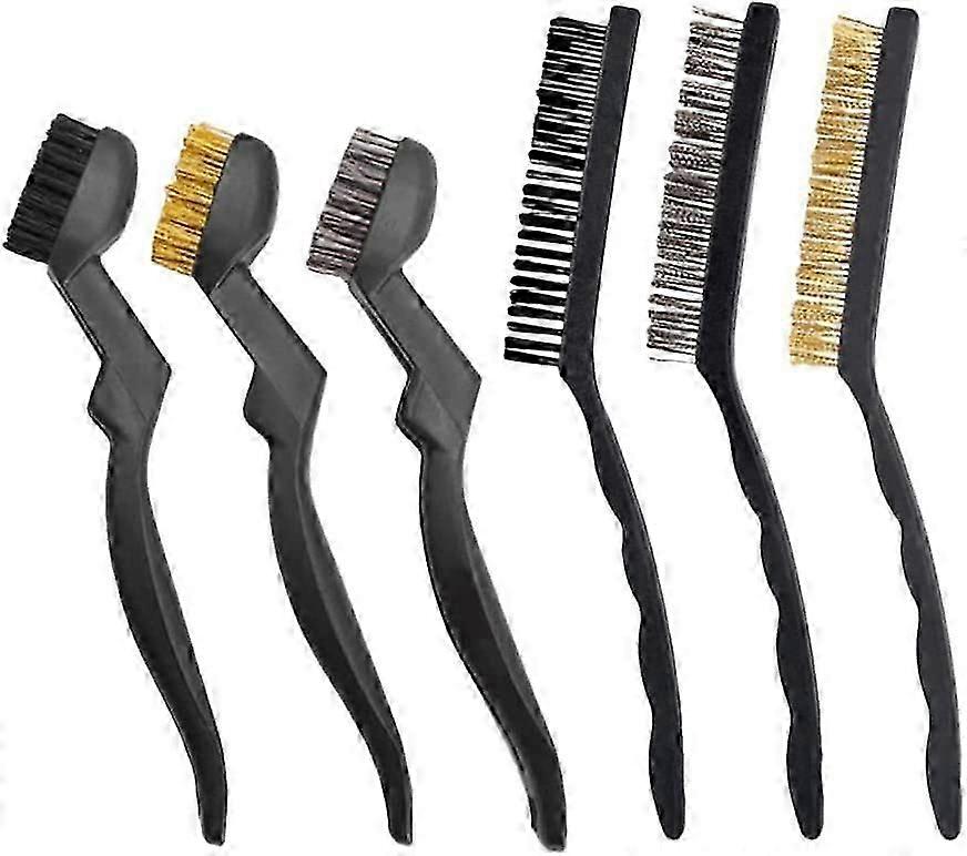6 Pack Stainless Steel Wire Brushes