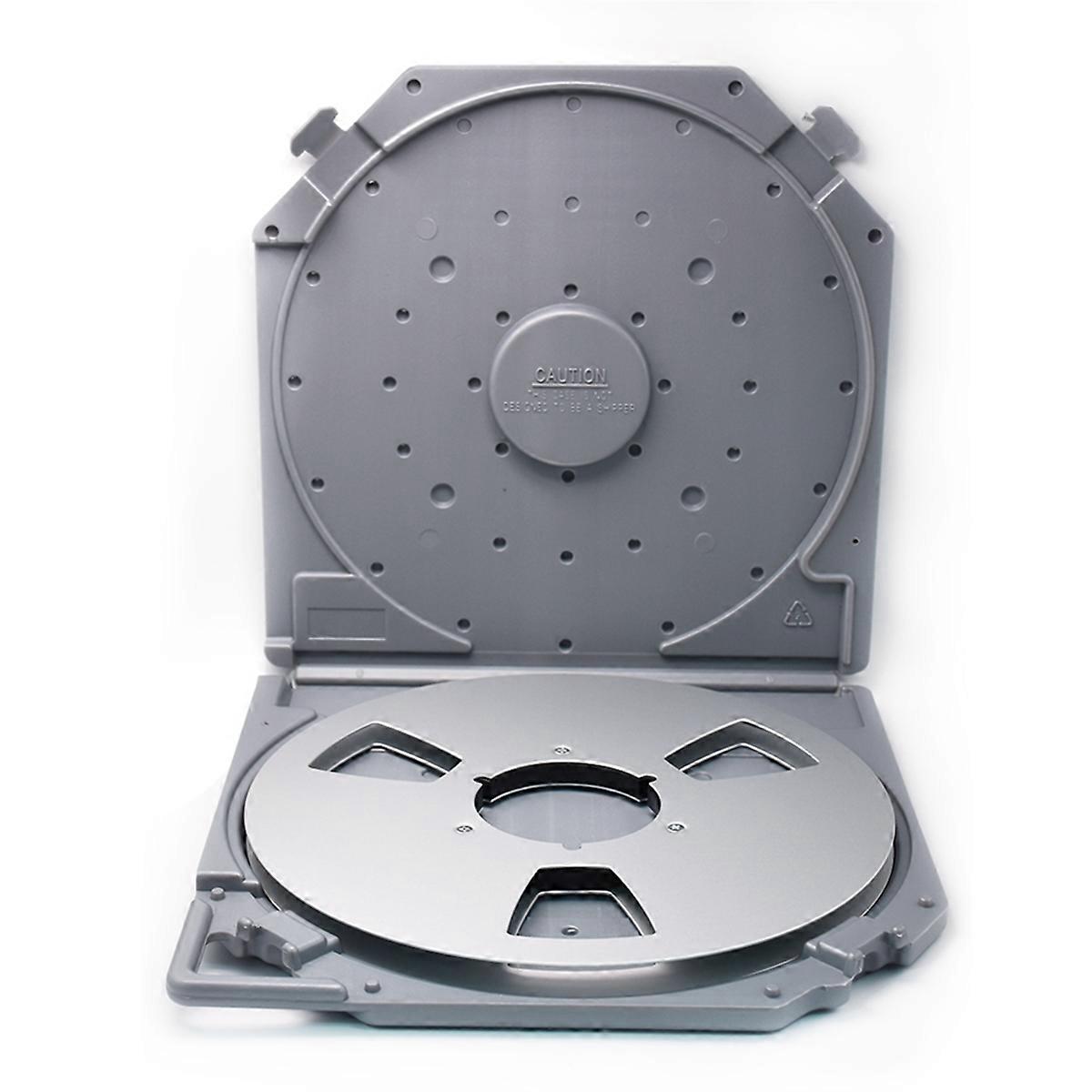 10inch Empty Takeup Reel with Empty Take Up Reels Storage Box Full Protection Open Reel Recording Tape Box Case B
