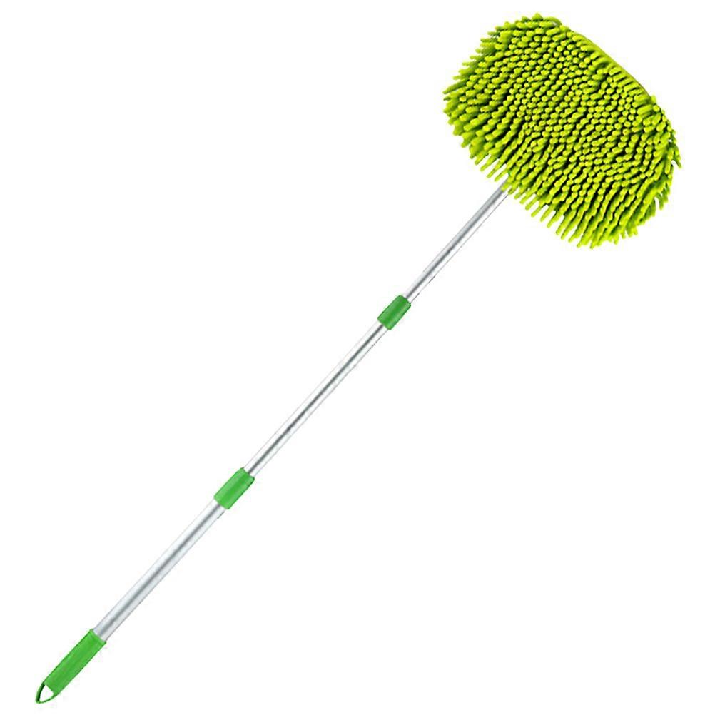 Car Wash Mop for Household Users Removing Dust and Water Stains Metal Bristle Head 1Set