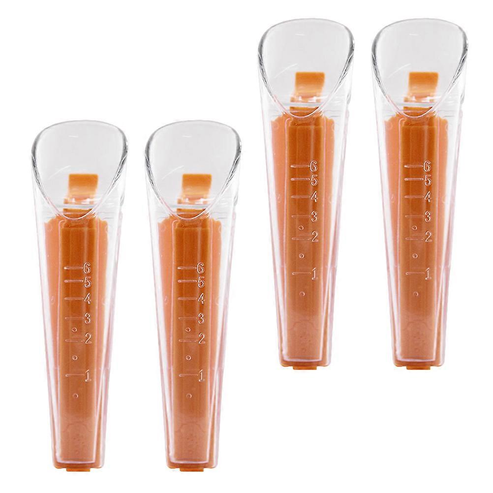 Measuring Sets For Cooking Yeast Measuring Cup Home Users Sealing Baking 13.5X4X4CM Resin 4 Sets