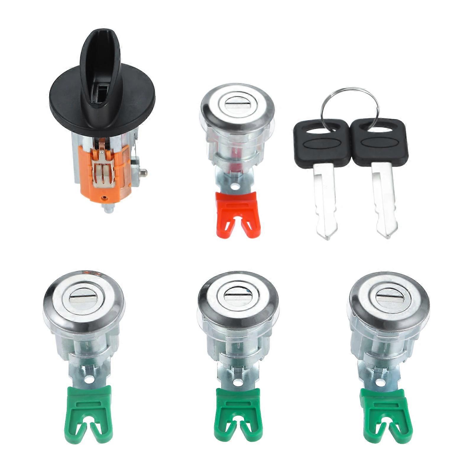 Simple Install Key Set Essential Key Set Door Lock set Replaces 703369 DL5886 Door Lock Replacements set for E150 E250 Multicolor