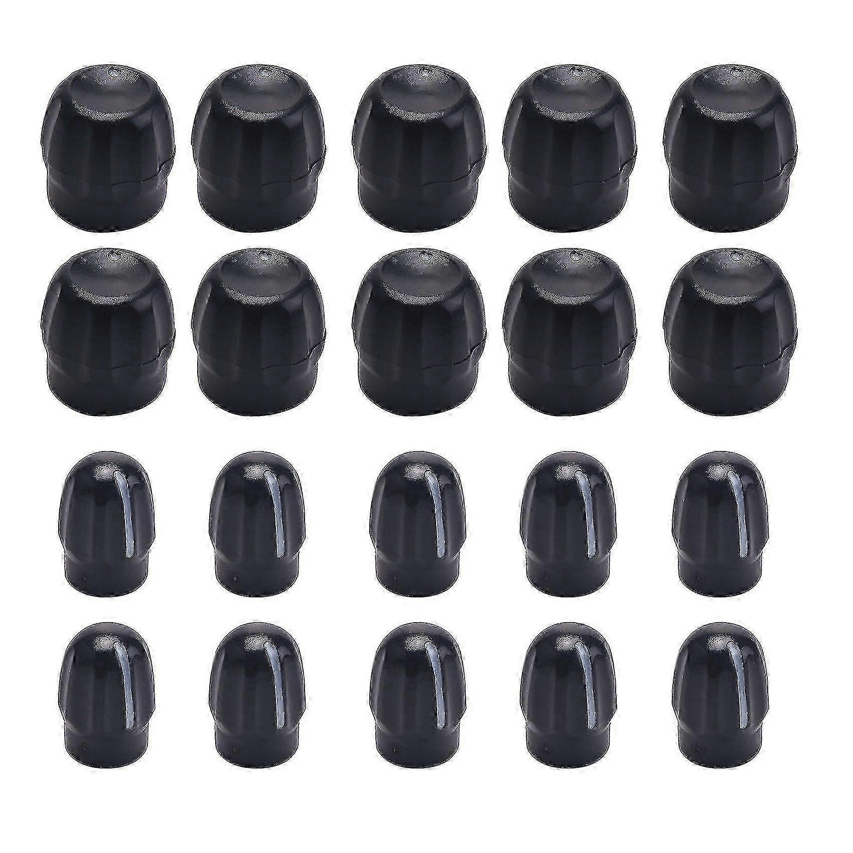 10Pairs Volume Knob + Channel Selector Knob for Two Way Radio CP040 EP350 GP328 EP450 PRO5150 GP338