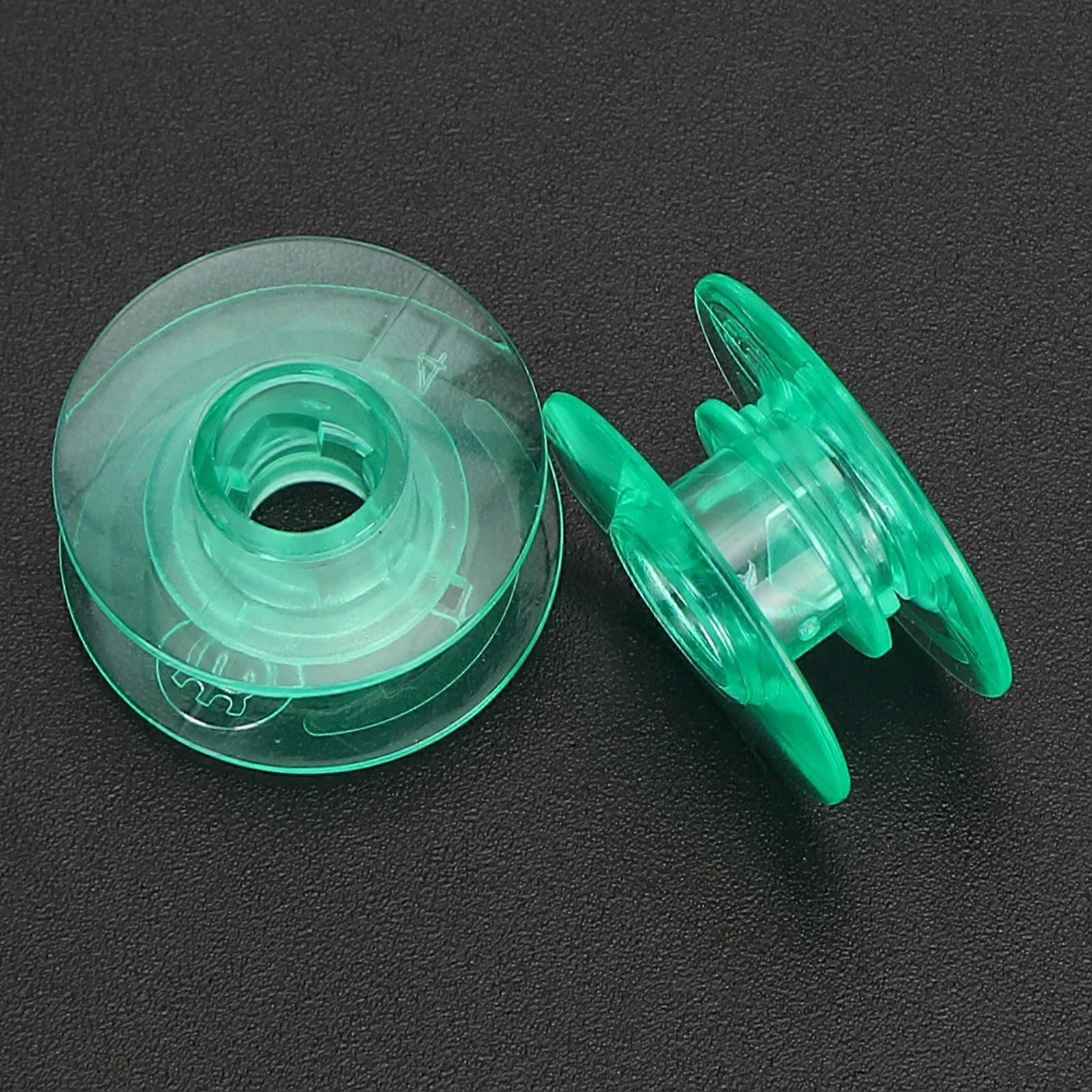 2Pcs Bobbin Transparent Plastic Sew Thread Spool Replacement Sewing Machine Accessories