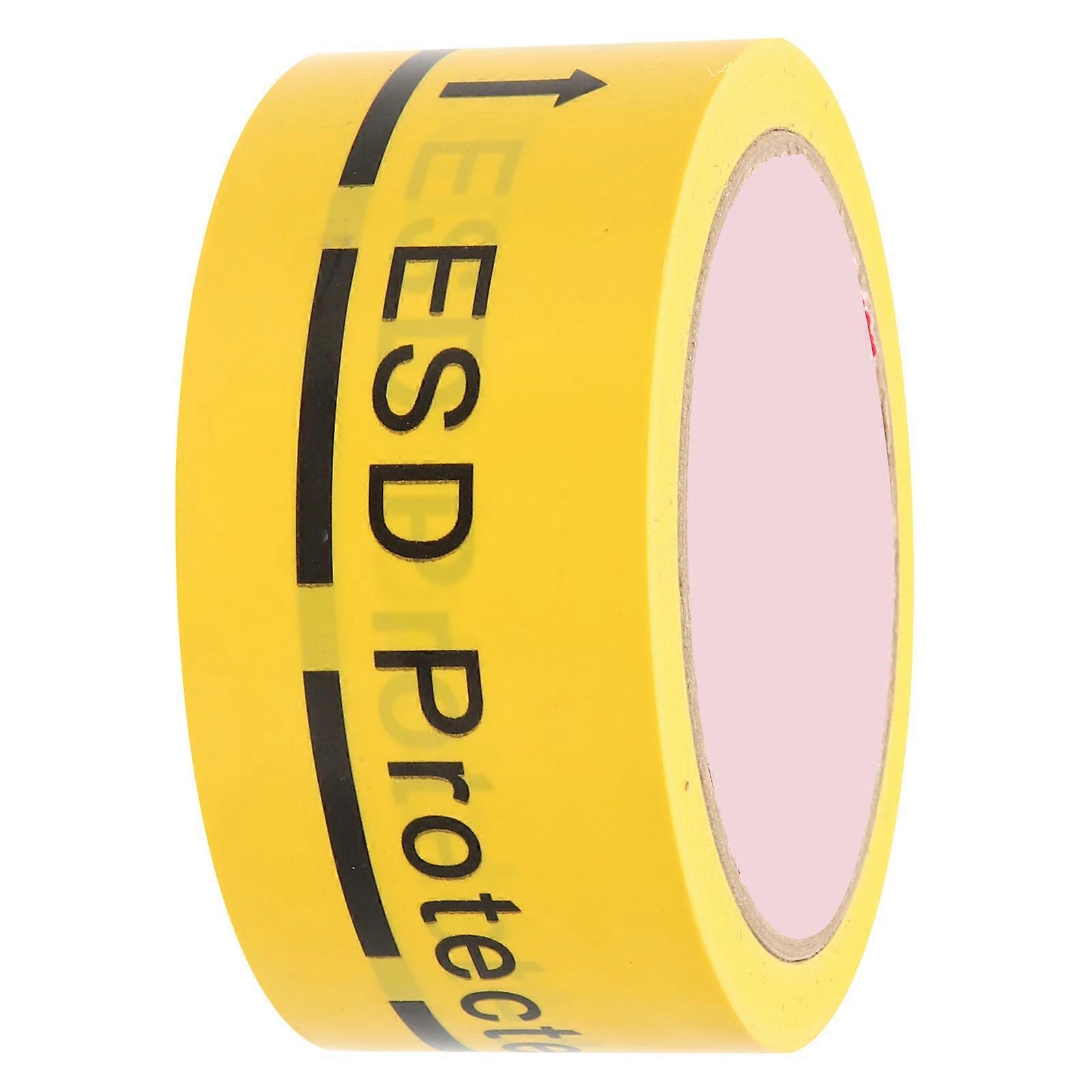 High Visibility ESD Warning Tape – Self Adhesive Safety Label for Sensitive Electronics