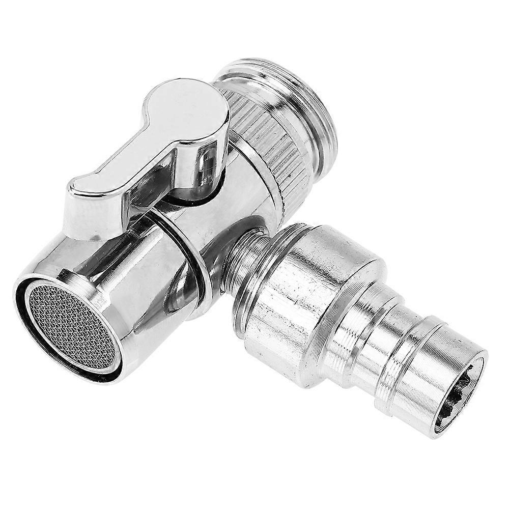 Copper Faucet Adapter Durable Hose Connector for Washing Machine Dishwasher Premium Splitter Compact Easy to Use Smooth Water Flow for Outdoor Tap