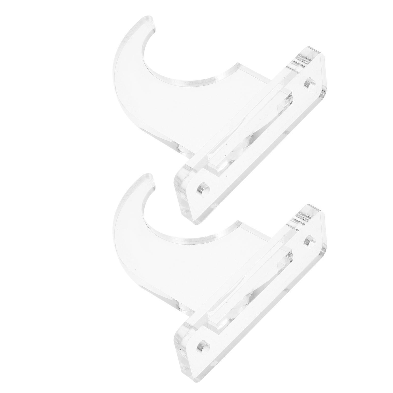 Baseball Bat Hanger Wall Mount Display Space Saving Durable Construction For Childrens Toys 2Sets