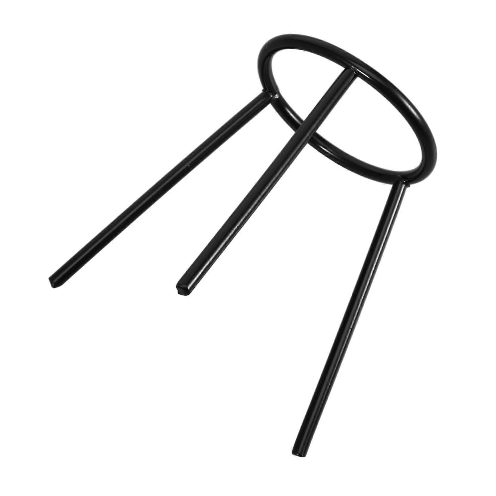 Cast Iron Tripod Alcohol Lamp Stand Holder for Laboratory Experiments - Adjustable Height, Durable Material, Stable Design