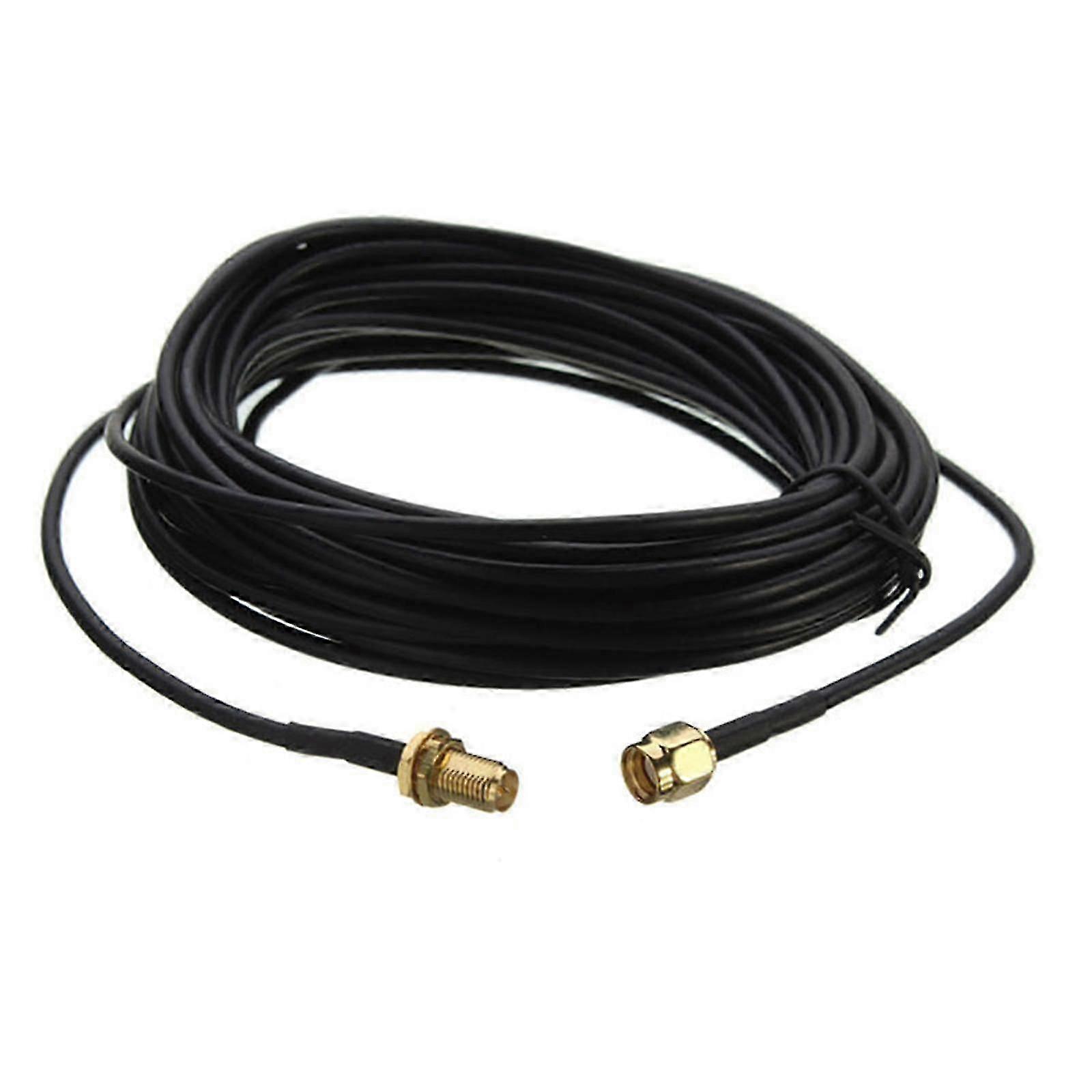 1/3/6/9/20m RP-SMA Extension Cable RG174 Feeder Net Work Card Wifi Router External Antenna Adapter_Lucky_B