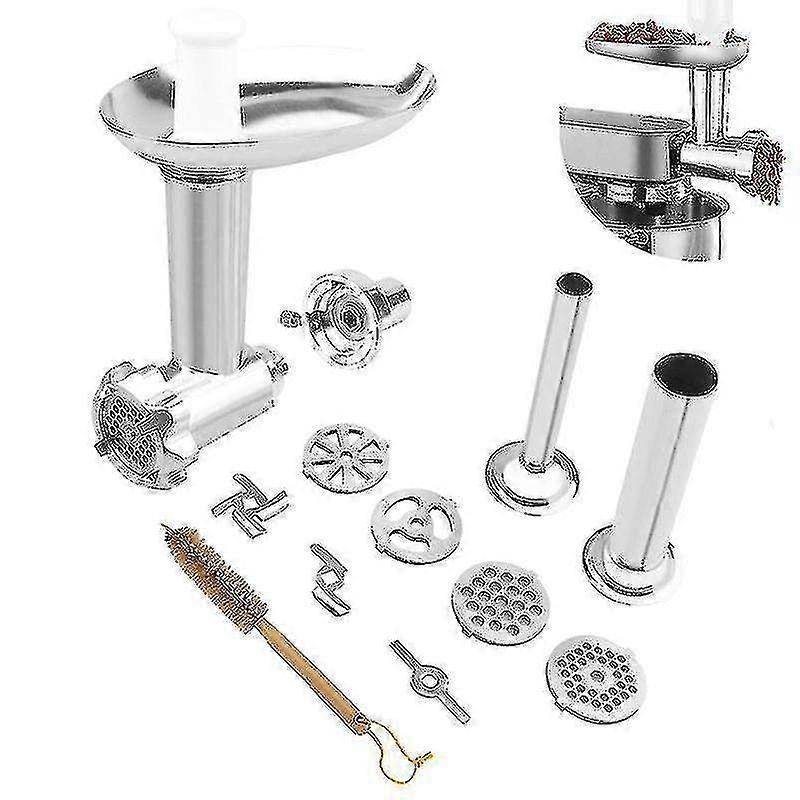 Meat Grinder & Sausage Stuffer Attachment Compatible with Kenwood Chef Major and Kmix Stand Mixers for Cooking and Food Preparation