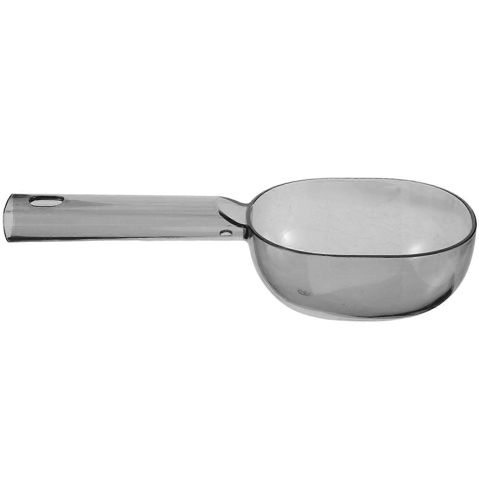 Multifunctional Grey Long Handle Plastic Rice Spoon Paddle for Home Use Cooking 10.5 Inch