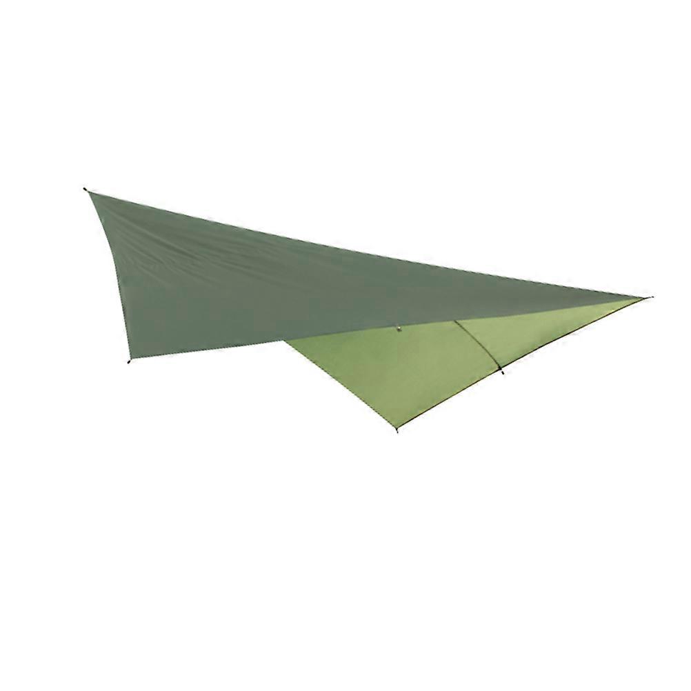 Sun Canopy For Beach Awning Canopy Sun Awning High Wind Canopy Camping Tent Shade Army Green 290x290cm Waterproof 1Set