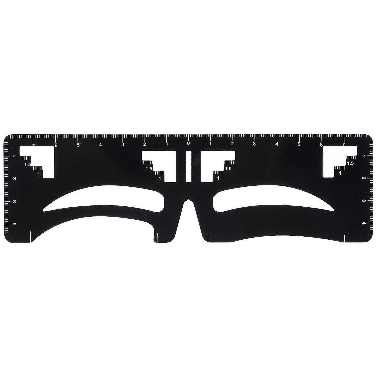 Reusable Eyebrow Ruler for Drawing with Level Measure Tool
