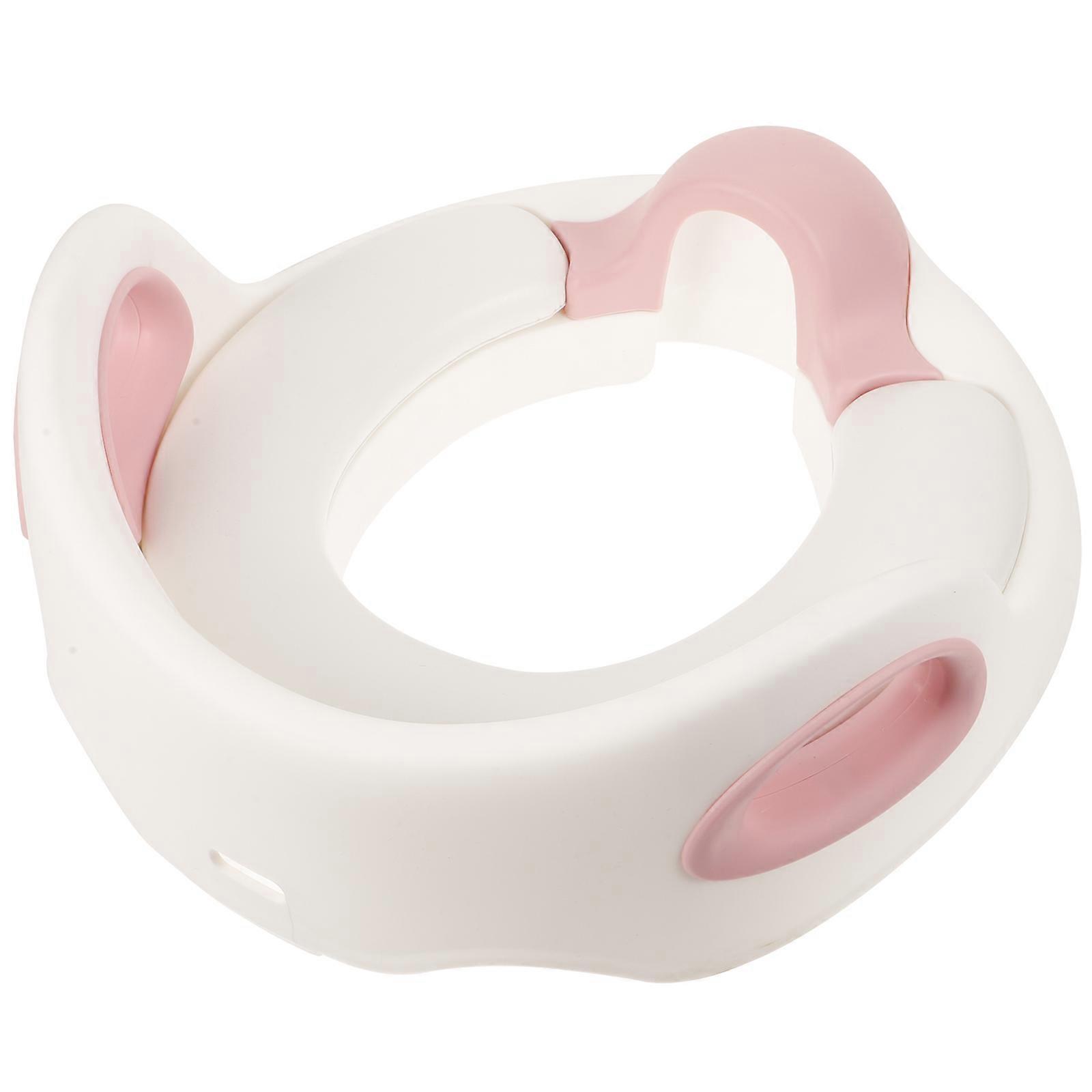 White PVC Kids Potty Training Seat for Toddlers Lightweight Comfortable Safe to Use 7.5 Inches