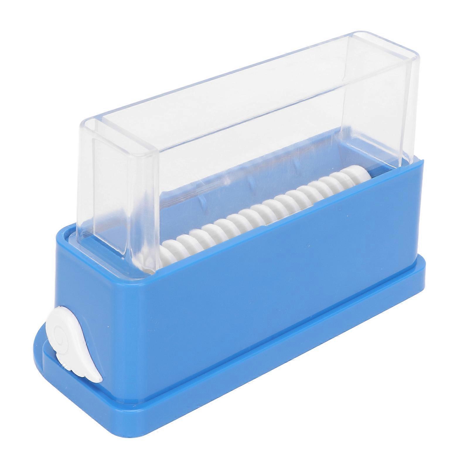 Dental Micro Applicator Dispenser Compact Convenient Large Capacity Dental Cotton Tip Box Blue 