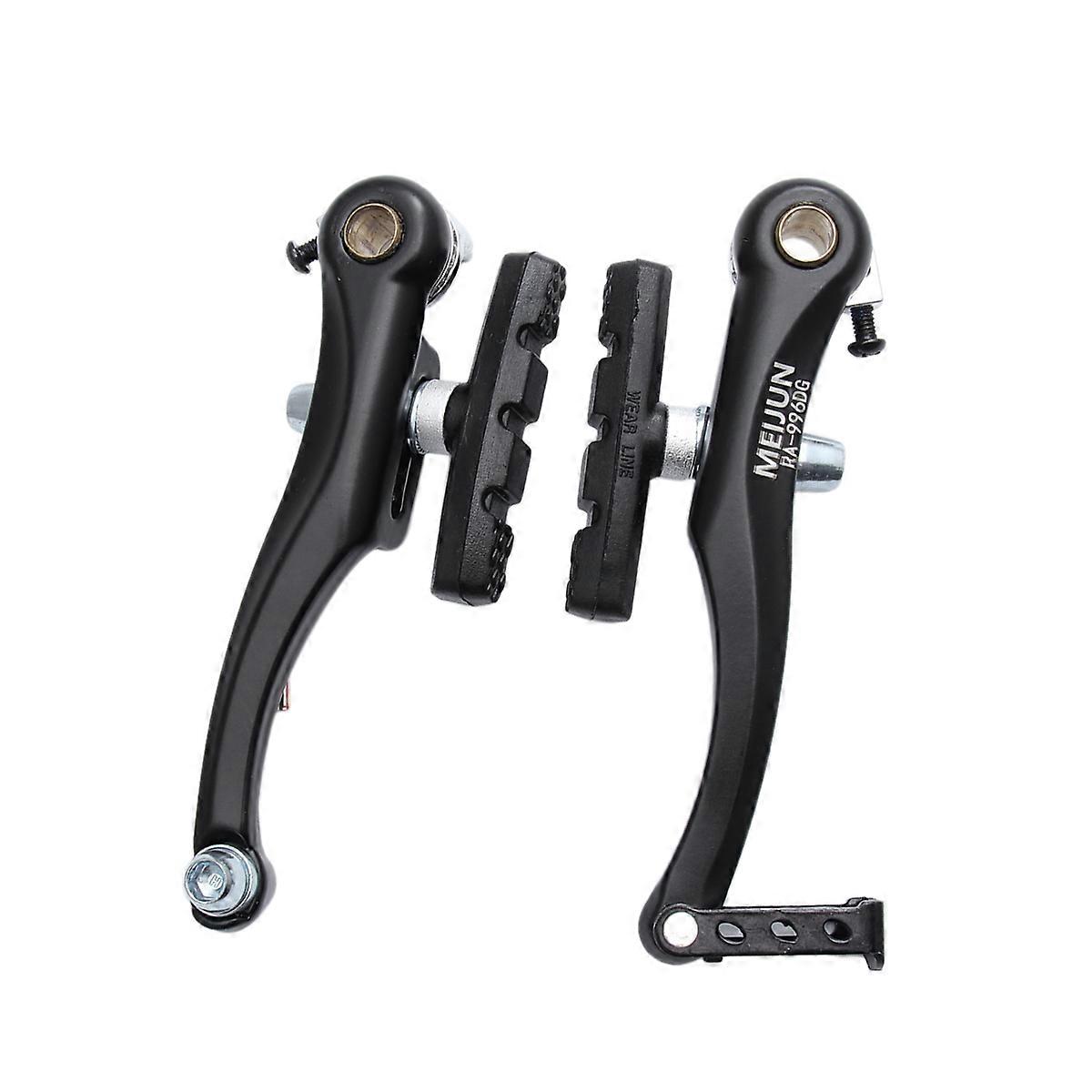 Bike Brake Pads V-Shape One Pair Mountain Road Cycling Braking Shoes Blocks Cycling Accessories Black 2Pcs