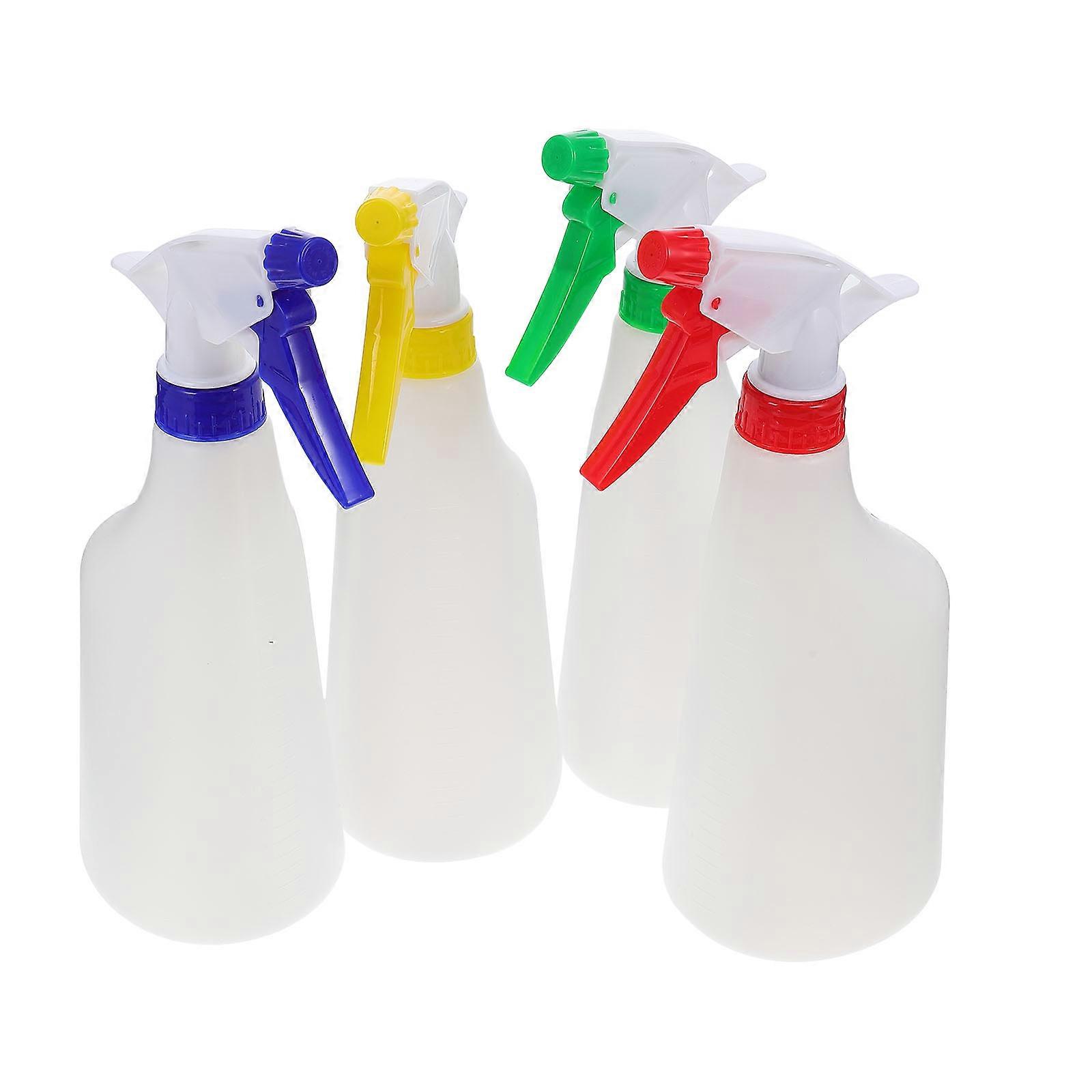 Multifunctional Reusable Spray Bottle for Home in Assorted Color Made of Plastic 4Pcs