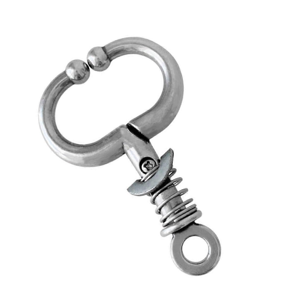 Carbon Steel Cattle Clamps with Livestock Nose Ring - Durable and Safe for Cattle Management on Farms
