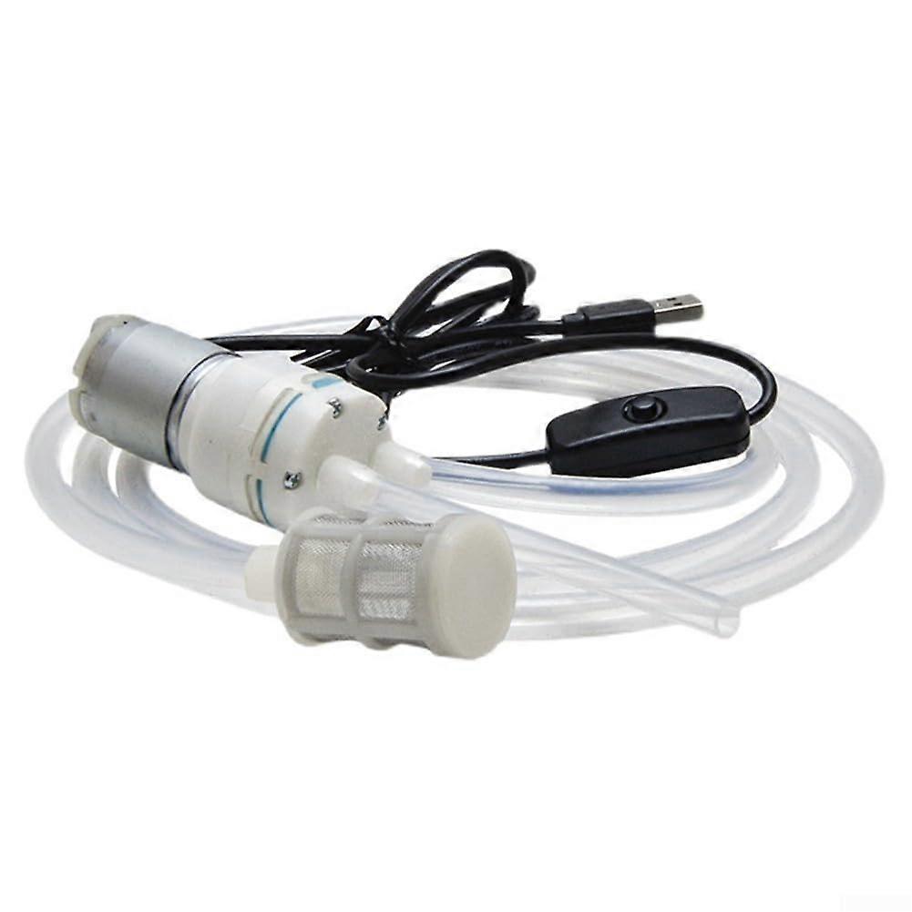 Electric wine pump with USB interface and 1 m silicone hose, for convenient wine enjoyment at home or outdoors.