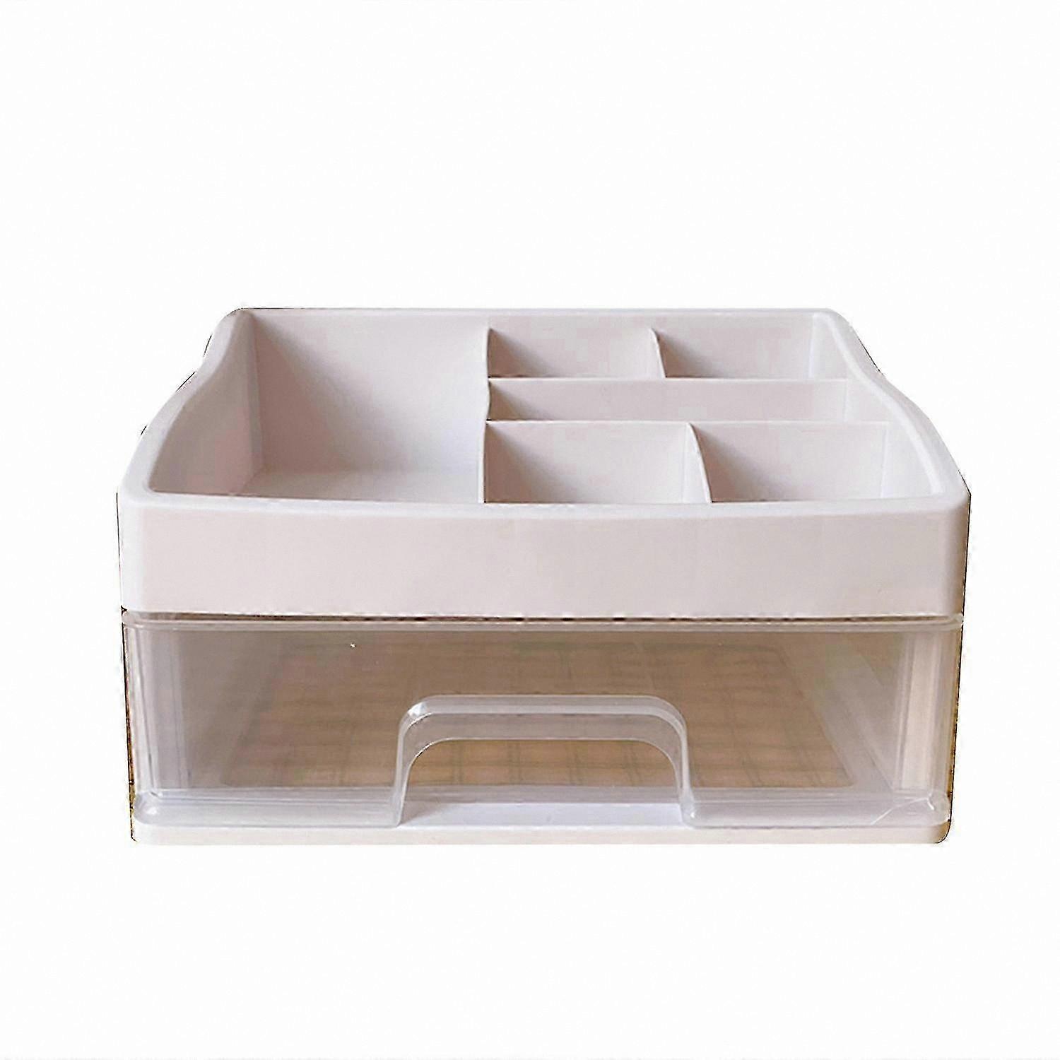 Spacious Plastic Organizer for Desktop Accessories Large Capacity Storage Solution