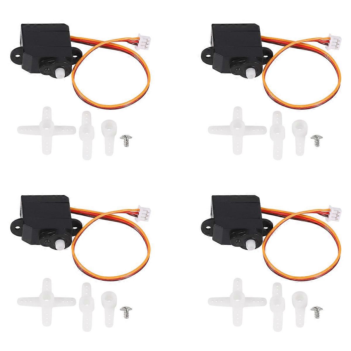 4X 2G Digital Servo 2.2G Servo for Micro-Model Airplanes Cars Trucks Orlandoo Hunter Upgrade Parts U
