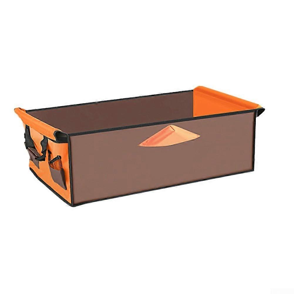 strength 600D Oxford fabric wagon cover insert with easily accessible side handles (brown)