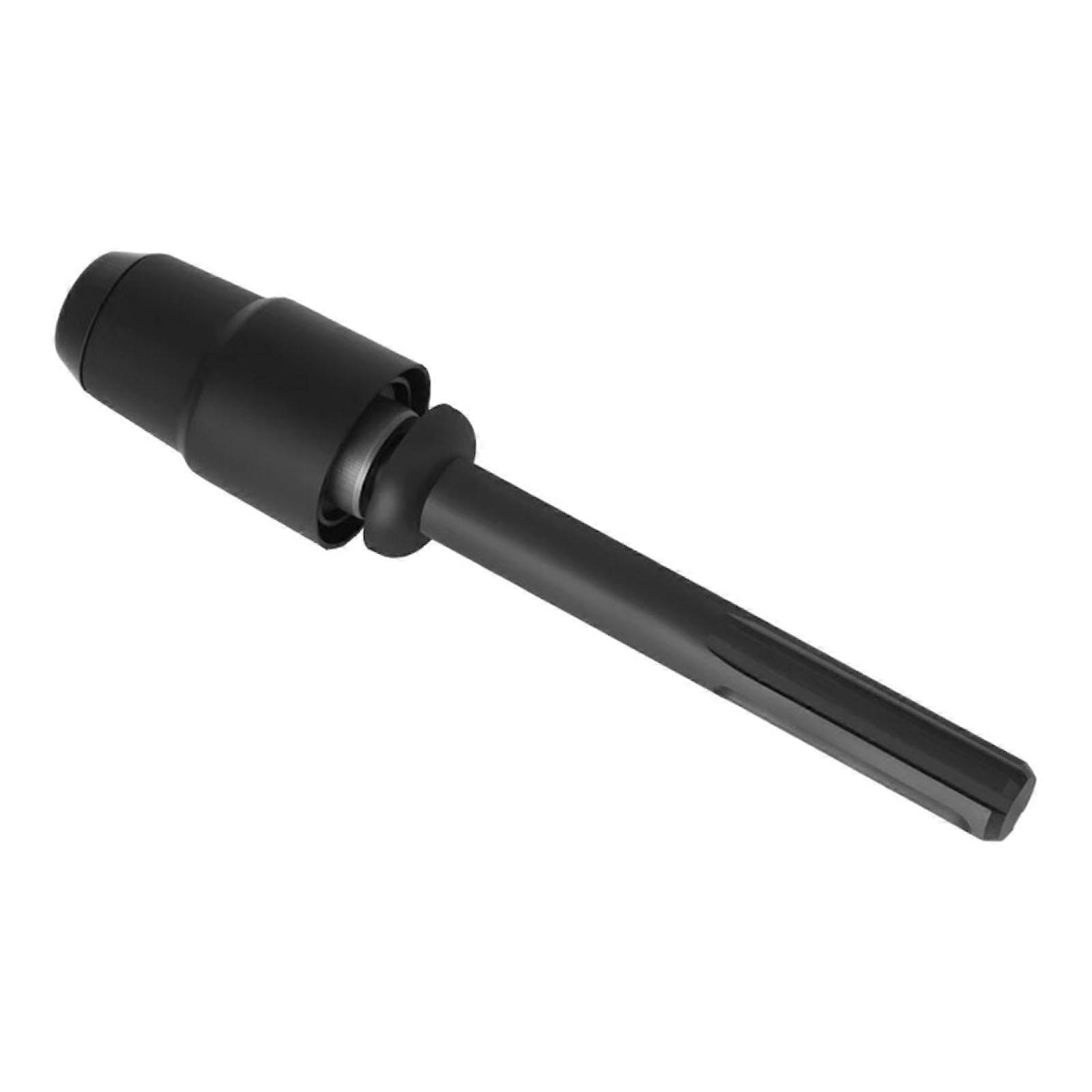 SDS Max to SDS Plus Drill Chuck Adapter, Universal Tool Connector with Removable Extension and Round Grip