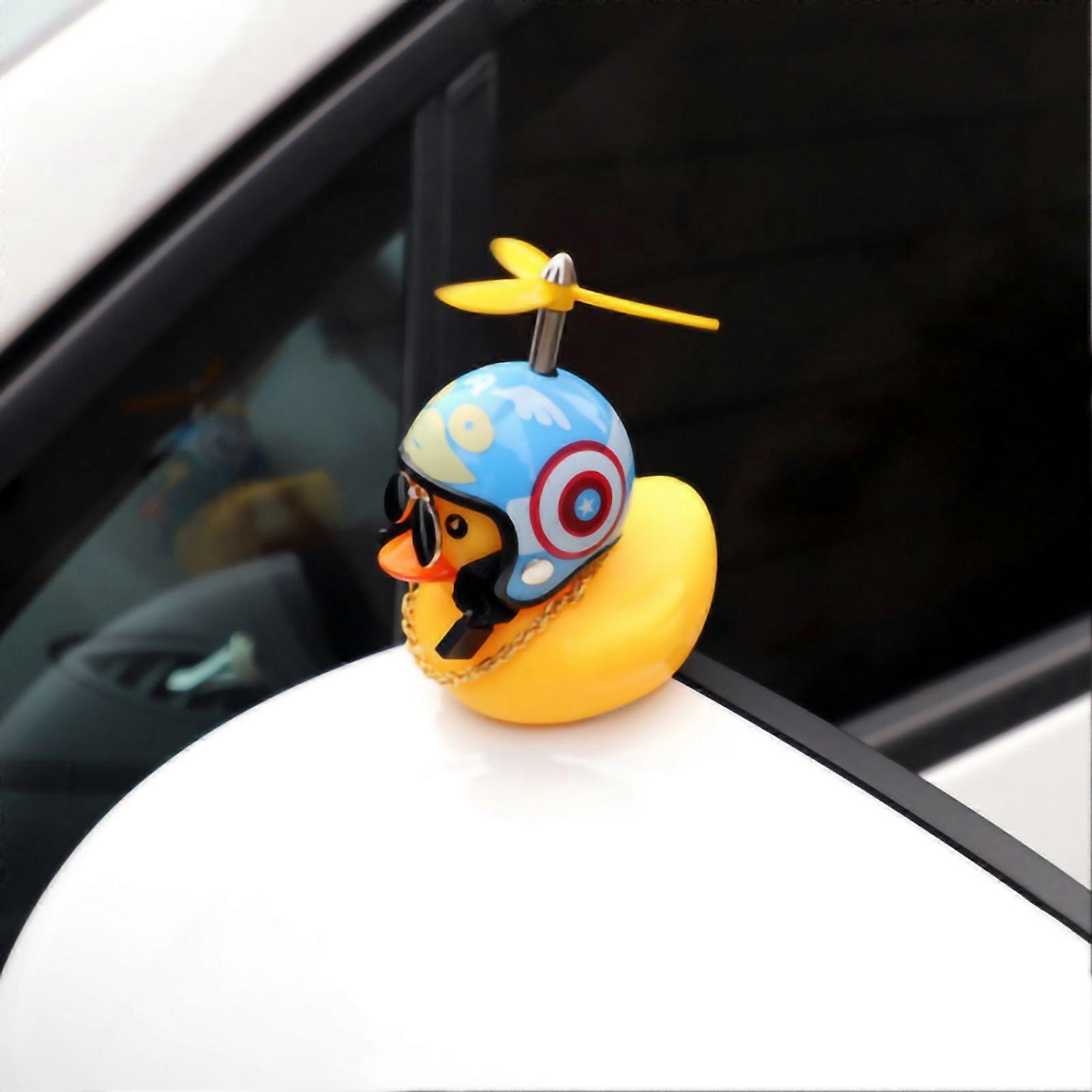 Rubber duck toy for car dashboard decoration
