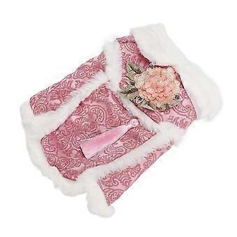 Small Dogs Dress for Autumn and Winter Chinese Style Festive Clothes for Pet Dogs