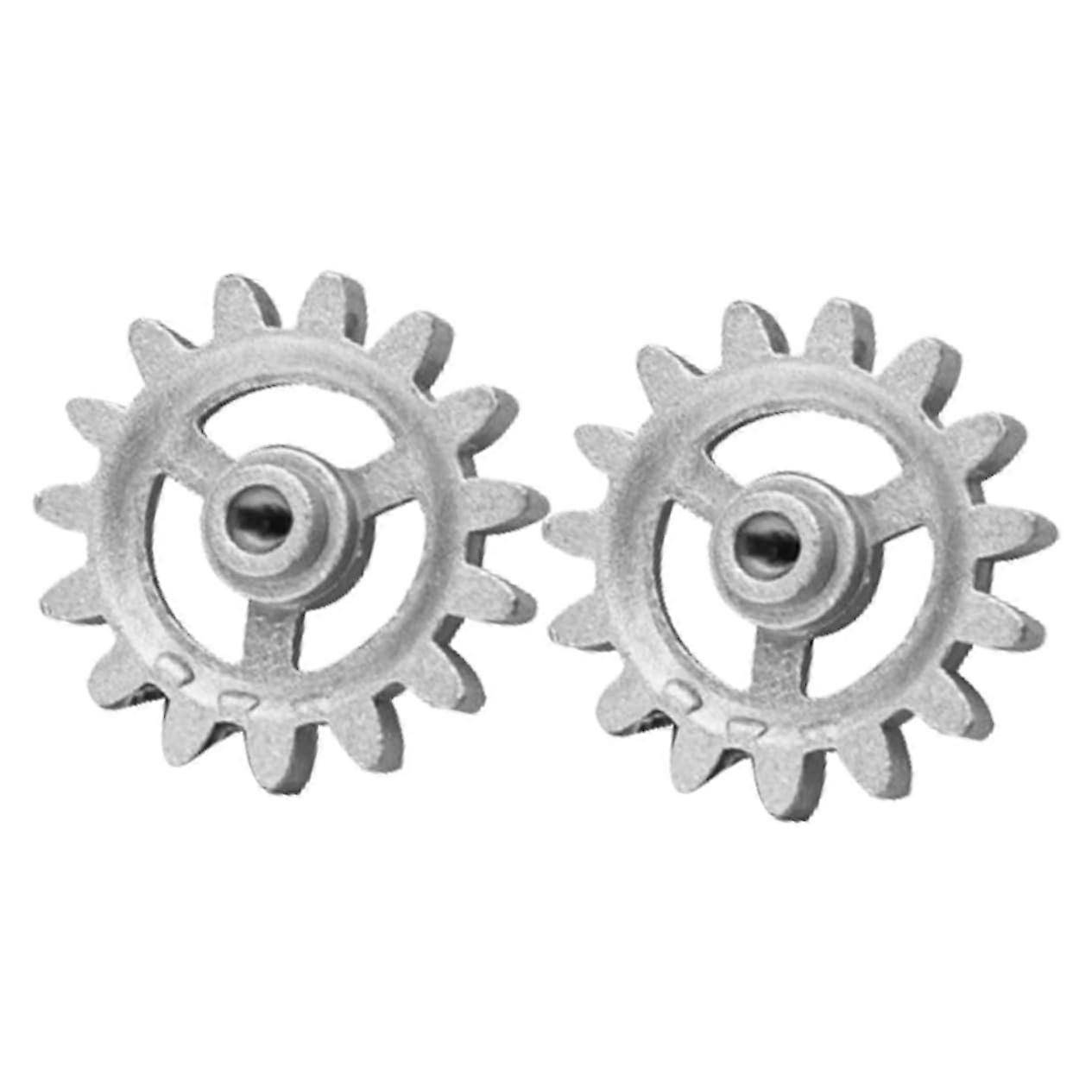 Grill Rotary Gears Set of 2 Replacement Parts for Rotisserie Grill Compatible with Standard Rotary Frames