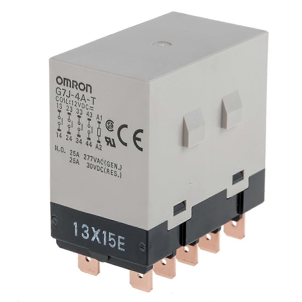 Omron Relay 12v Dc 4pst-no 25a G7j-4a-t Dc12