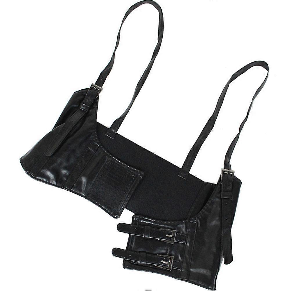Underbust Harness Featuring PU And Denim Material For Punk Style With Adjustable Functionality Suitable For Halloween 1Pack