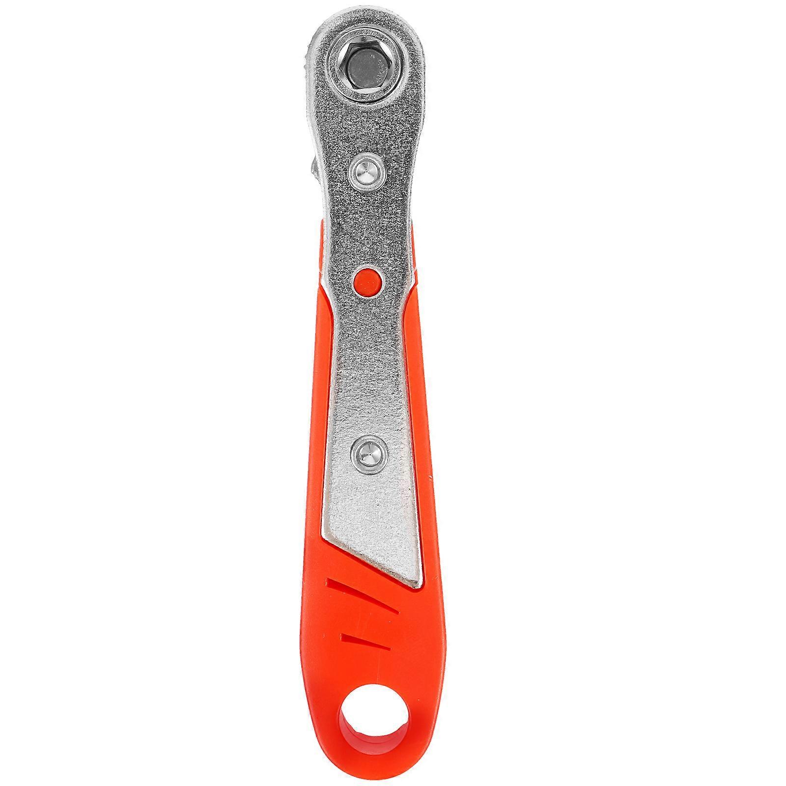 It sounds like you're referring to a **mini ratchet wrench** specifically designed for automotive brake systems or tight space applications. Here's a