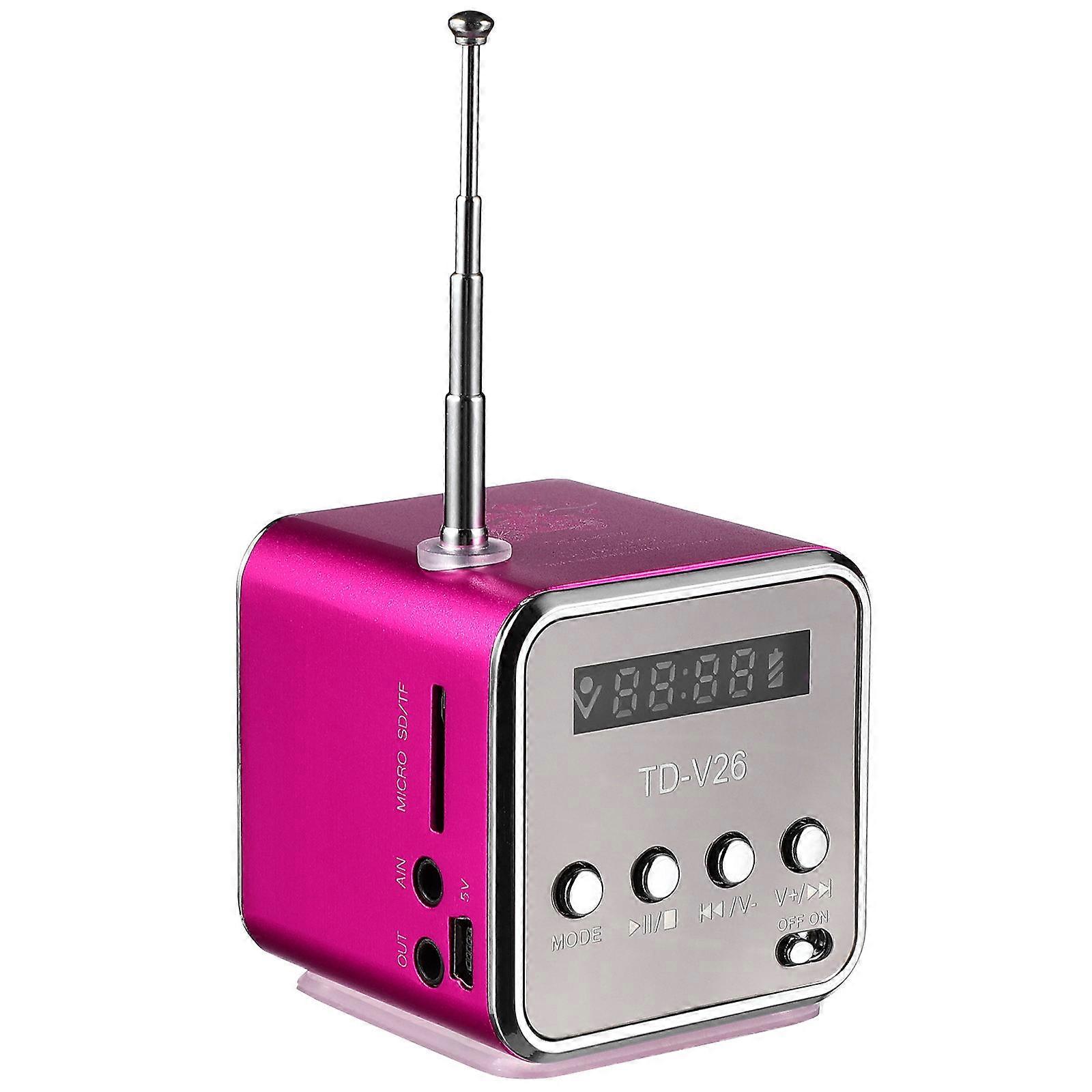 Portable Vintage Radio Mini Speaker For Outdoor Use 5.20X5.00X4.80CM Wireless Connectivity 1 Set