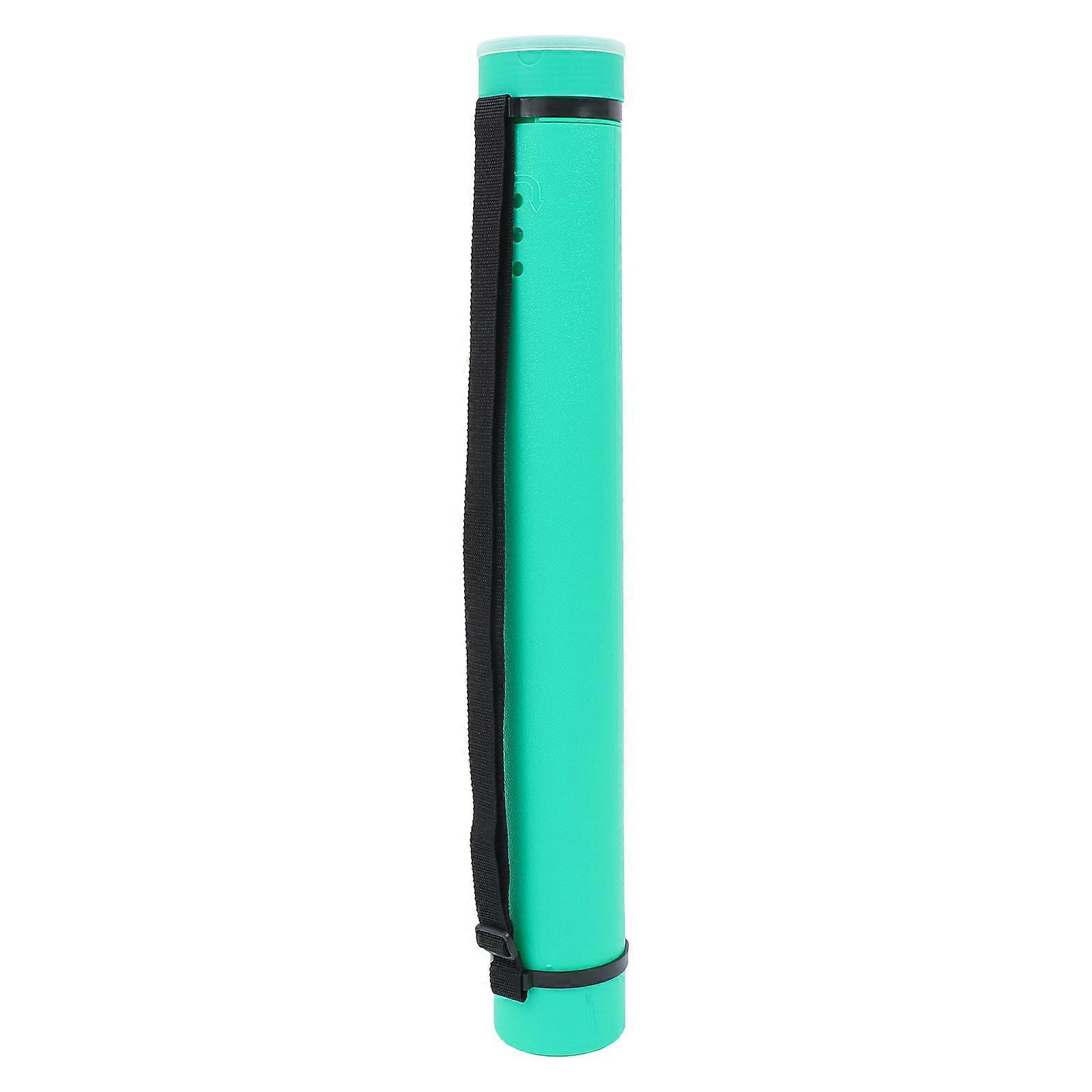 Poster Tube Expandable For Art And Storage Holders In Green Size 63X9.5X9.5CM Suitable For Safe Art Storage 1Pack