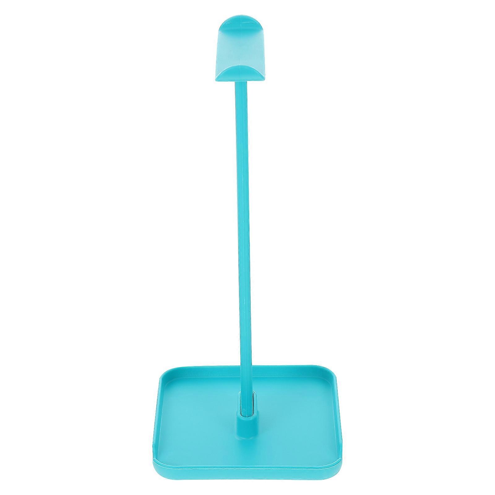 Headset Stand Detachable Headphone Organizer Users With Headphones Square Green Displaying 1 Piece