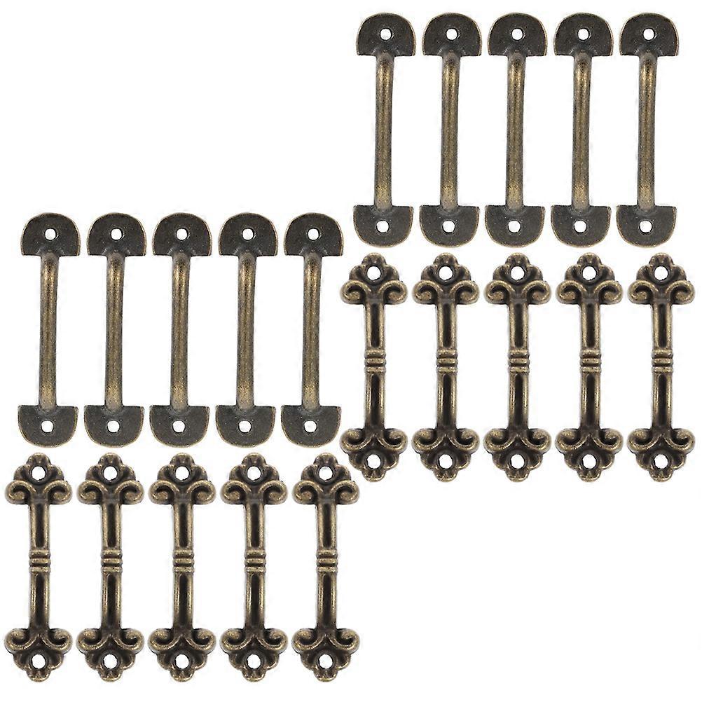 1 Set Vintage Cabinet Handles Pulls Antique Retro Decorative Dresser Drawer Pulls