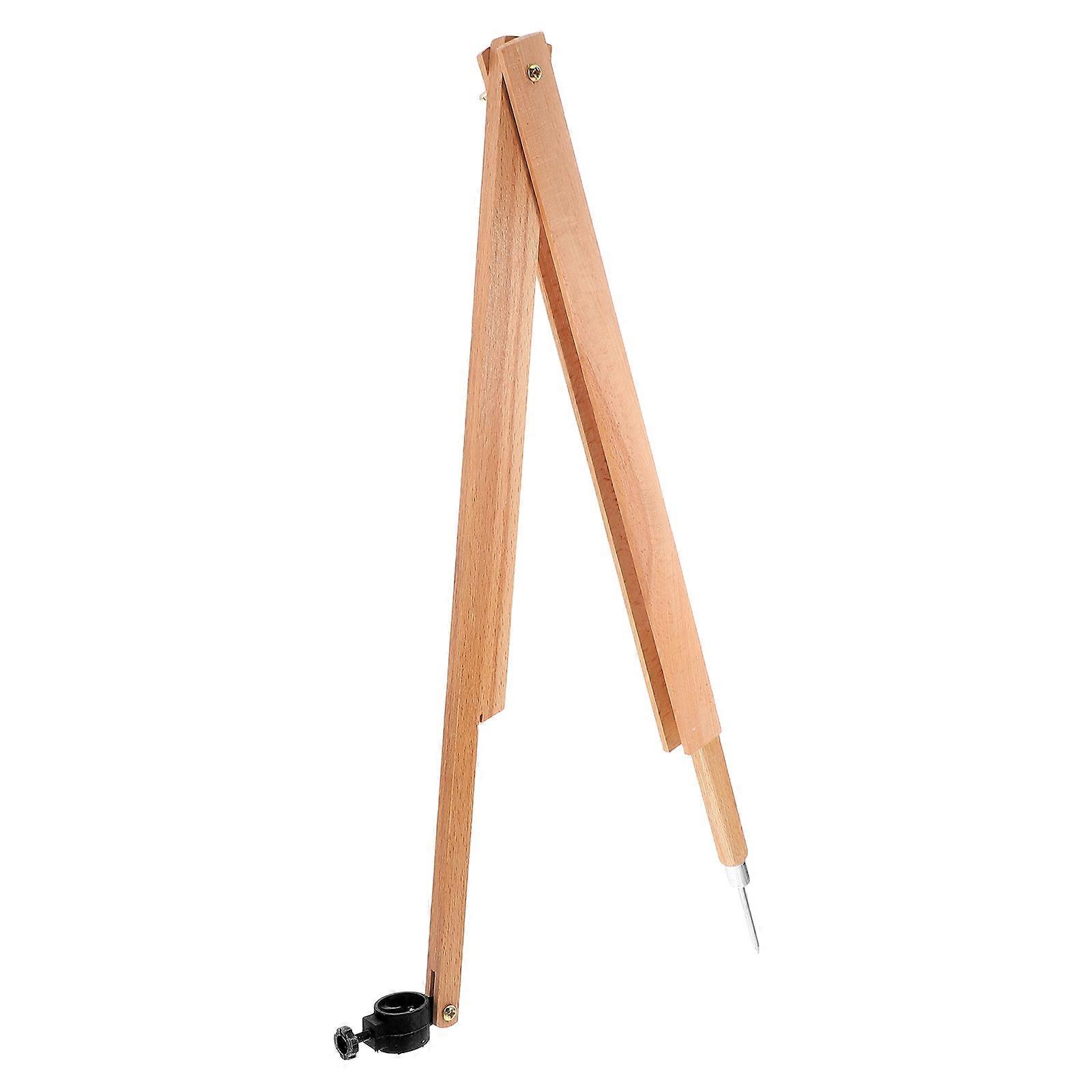 Chalk Holder And Whiteboard Clip Compass For Geometry Teaching Aids Beige 1Pack Mathematics Demonstration