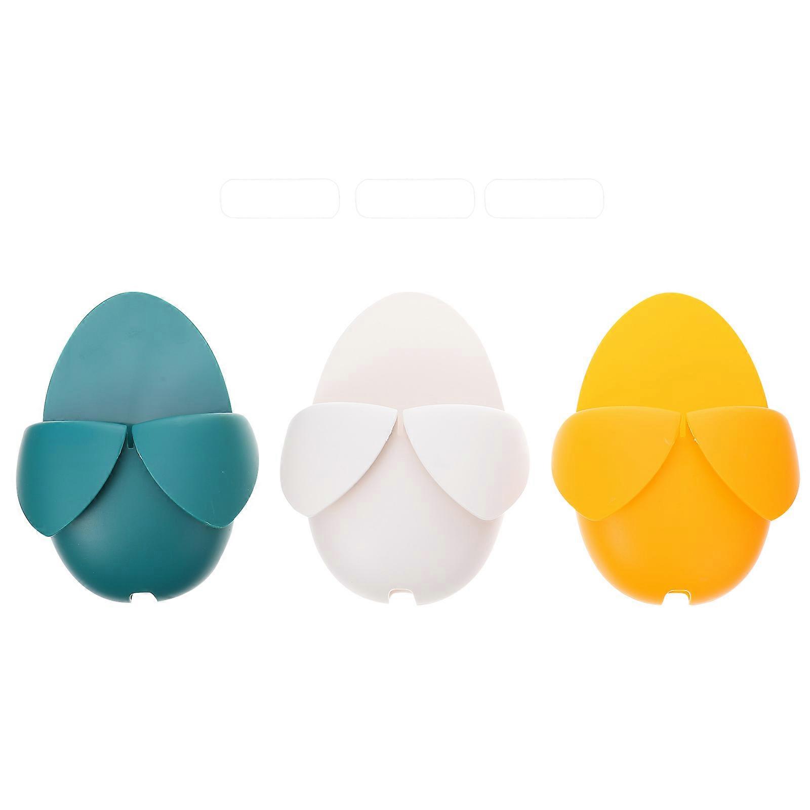 Multi-Function Remote Controller Storage 3Pcs HIPS Assorted Color Wall-Mounted For Living Room Kitchen
