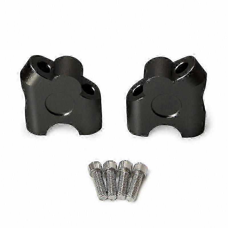 Universal 2" Pivot Handlebar Riser for 7/8" 22mm Fat Bars - Anodized Finish Motorcycle Accessory