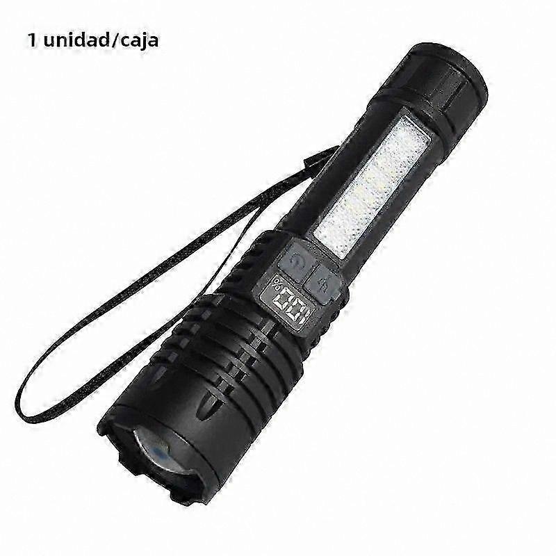 Bright Rechargeable LED Torch for Camping, Hiking, and Emergency Use