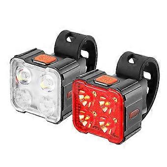 High quality brand new Rechargeable Bike Lights Set Front and Rear Waterproof
