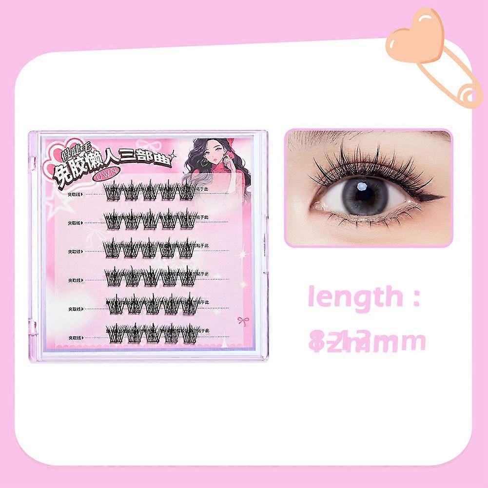 Self-Adhesive Glue-free False Eyelashes Sunflower Reusable Thick Lash Extension
