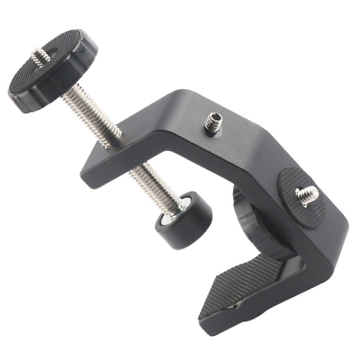 Multifunctional table clamp for microphones, adjustable stand with table mounting for audio and video recording, easy installation and ...