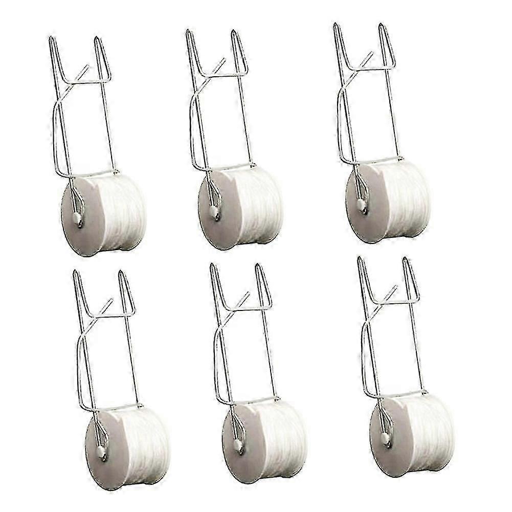 PCS Tomato Support Hooks Trellis Roller Hooks with 15M Twine for Tomato Plant