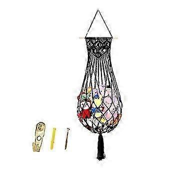 Stuffed Animal Storage Net or Toy Hammock Macrame Wall Hanging Net for PToy Storage Nursery