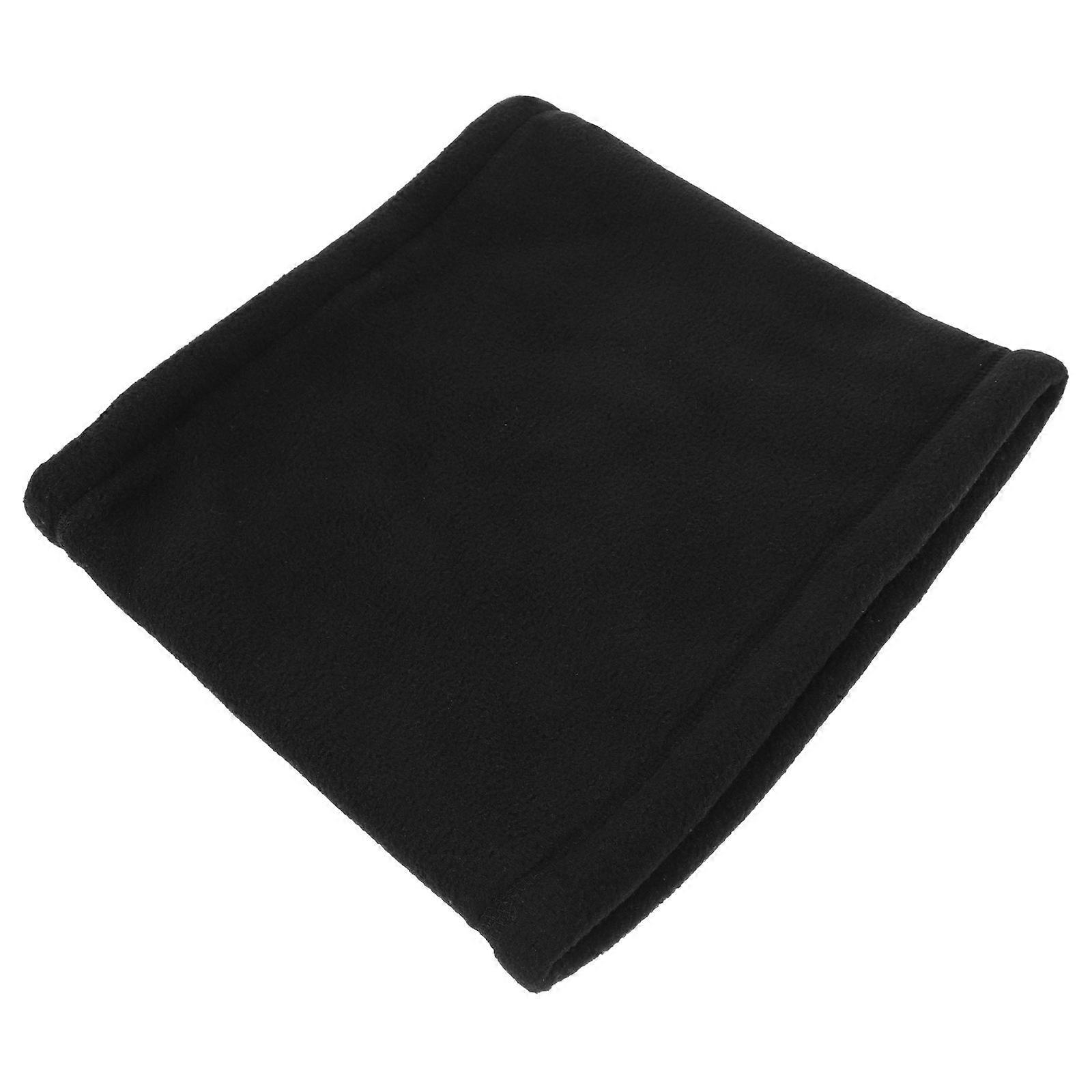 Thermal Scarf Multifunction Winter Neck Cover for Fishing Durable Black Fabric 1Set