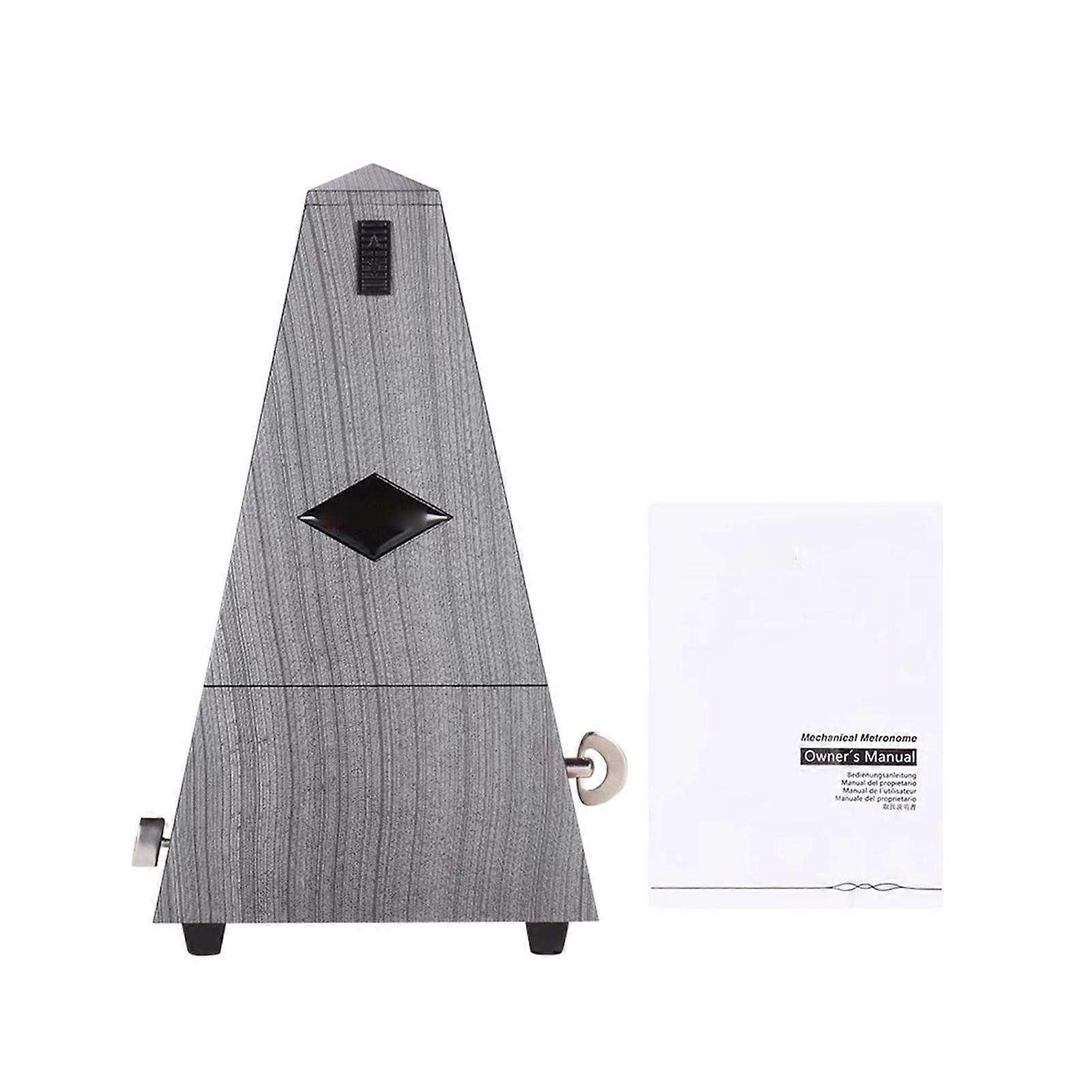 Universal Pyramid Mechanical Metronome for Guitar Violin Piano Bass, ABS Material Musical Instrument Practice Tool for Beginners
