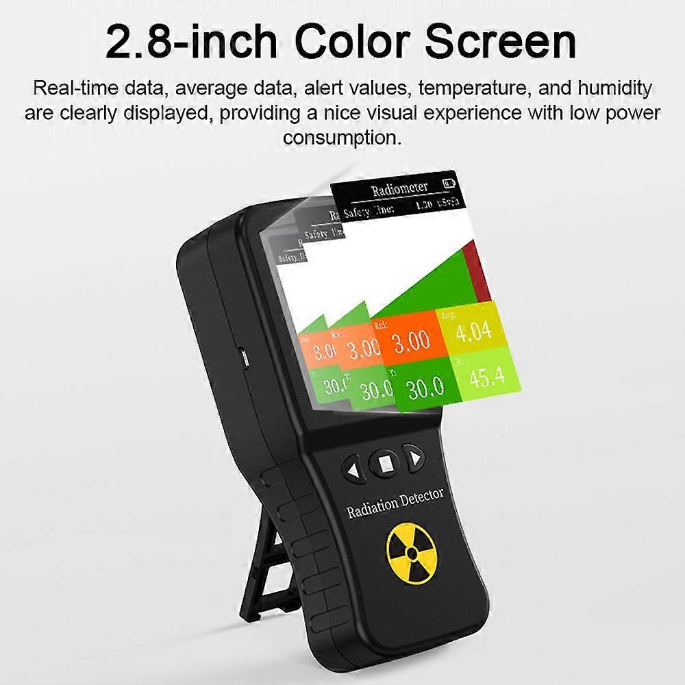 Multifunctional Nuclear Radiation Detector Radiation Intensity Detection Device X Rays Real Time Monitoring Machine 2.8inch Color Display with Sound