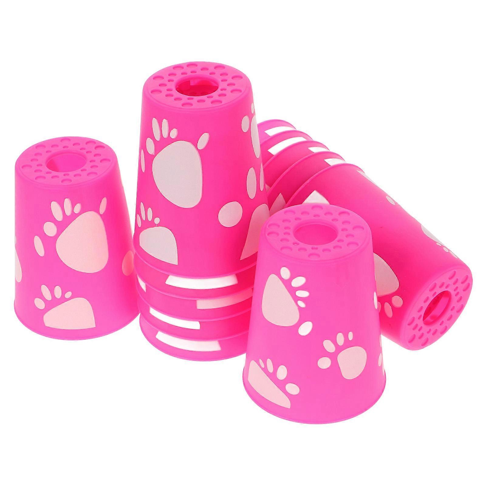 12pcs Stacking Cups Set Game for Competitions, Parties & Outdoor Activities Stackable Design for Easy Storage & Fun Play
