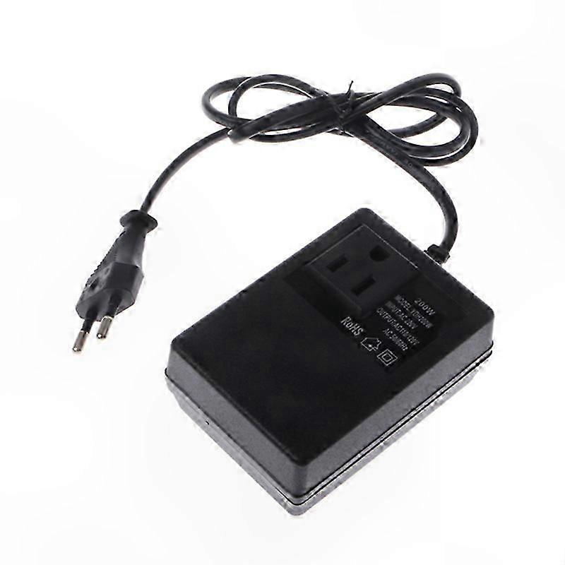 110V to 220V Voltage Converter Adapter with EU Plug for International Travel